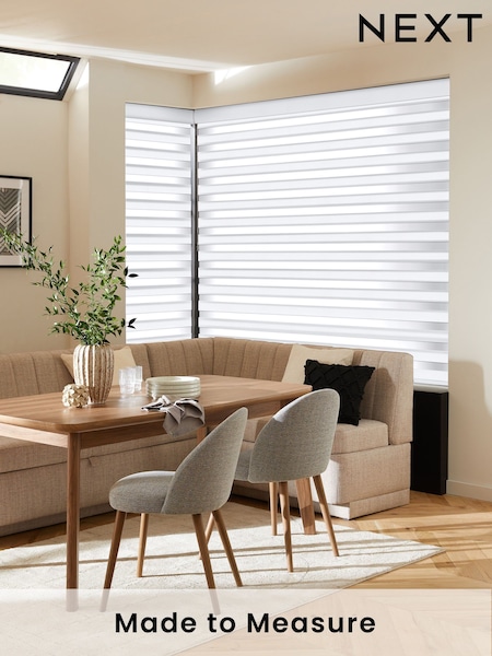 White Parry Made to Measure Day and Night Blind (H62587) | £69