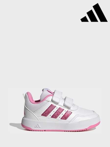 adidas White/Pink Tensaur Sport 3.0 Infant Trainers (H62625) | £23