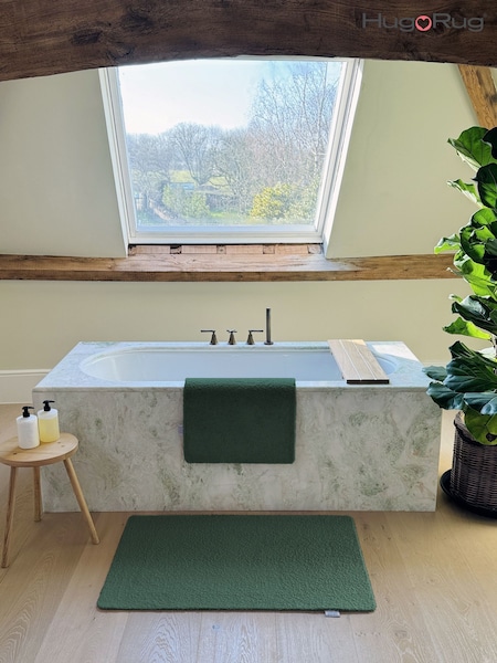 Hug Rug Forest Green Sense Bathmat (H62672) | £30 - £60