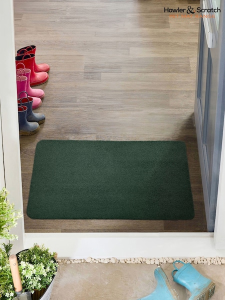 Howler & Scratch Forest Green Soft Washable Pet Mat (H62679) | £16 - £32