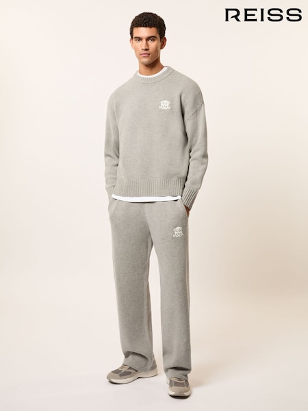 Reiss Grey Melange Blake Joggers (H62760) | £158