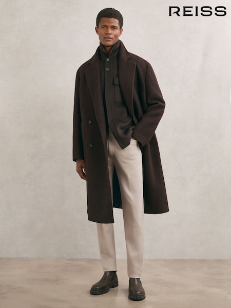 Reiss Stone Canterbury Slim-Fit Five-Pocket Trousers (H62763) | £138