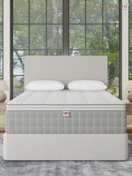 Millbrook Beds Exquisite Pillow Top 7000 Pocket Natural Medium Mattress (H62901) | £1,249 - £1,649