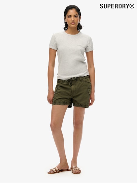 Superdry Green Cargo Hot Shorts (H63030) | £45