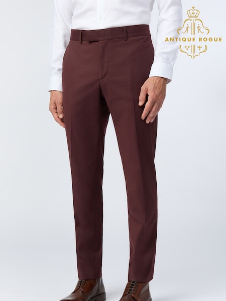 Antique Rogue Red Harley Flannel Trousers (H63069) | £74
