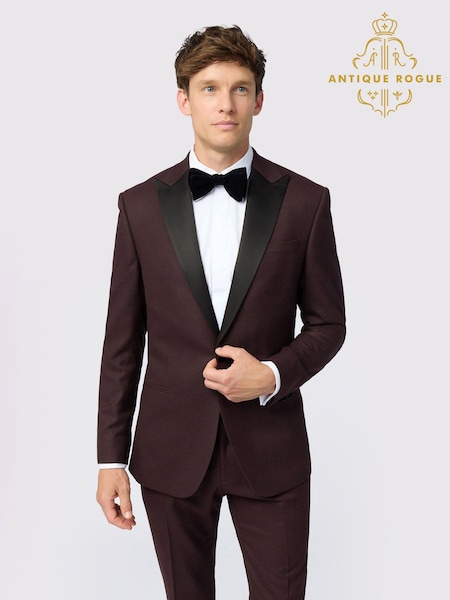 Antique Rogue Red Texture Dinner Jacket (H63074) | £130