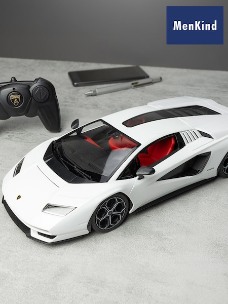 MenKind White Remote Control Lamborghini Countach Gift Set LPI 8004 (H63109) | £40