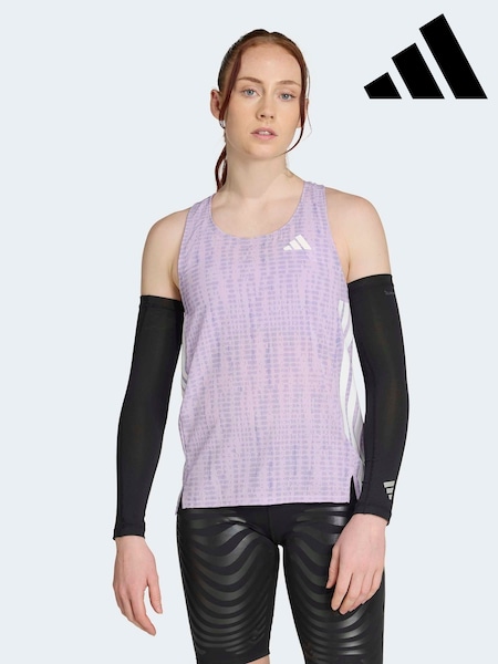 adidas Purple Adizero Running Vest (H63158) | £65