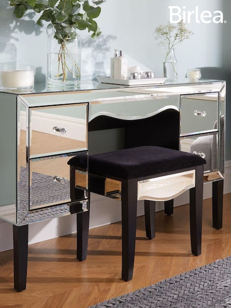 Birlea Mirrored Palermo 4 Drawer Dressing Table (H63211) | £472