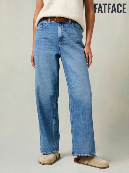 FatFace Filby Light Wash Relaxed Straight Jeans (H63307) | £59