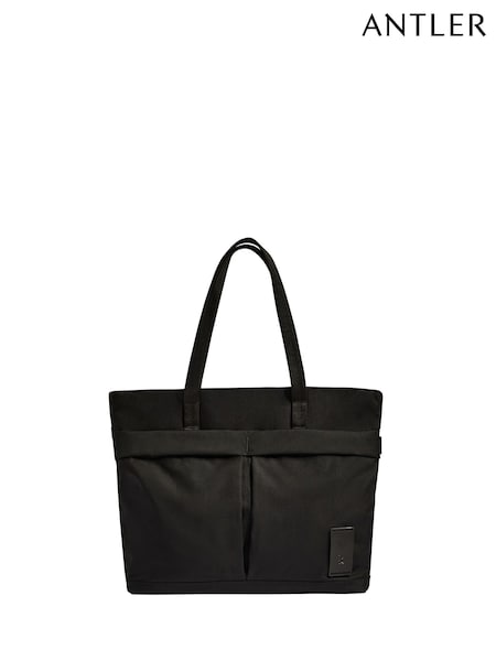 Antler Black Travels Often Tote Bag (H63389) | £120