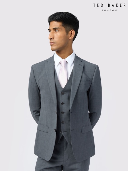 Ted Baker Tailoring Grey Performance Panama Jacket (H64021) | £219