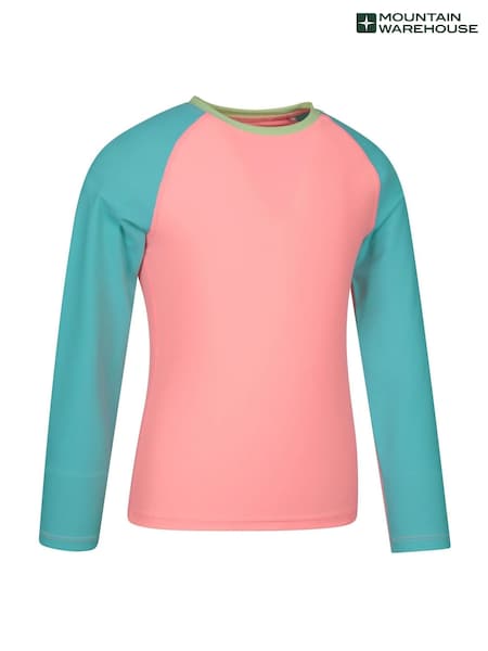 Mountain Warehouse Blue Light Kids Long Sleeve Rash Vest (H64207) | £23