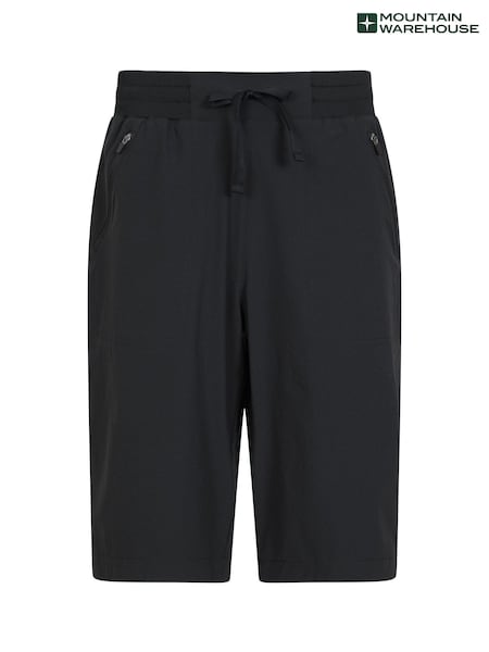 Mountain Warehouse Black Womens Explorer Long Shorts (H64215) | £30