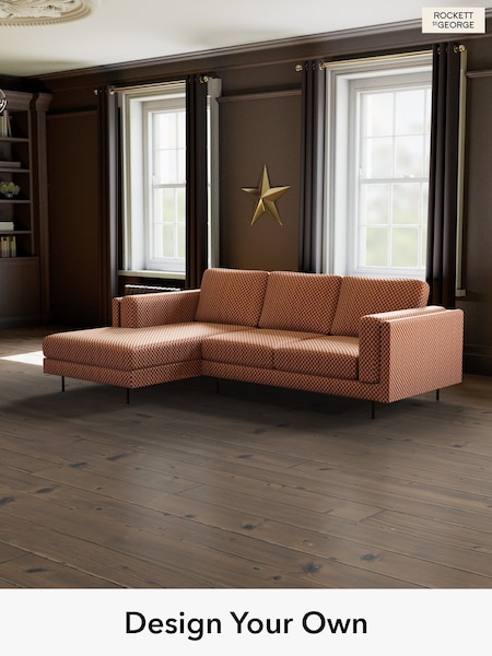 Cut Checkerboard/Rust Orange The Grace By Rockett St George (H64534) | £2,199
