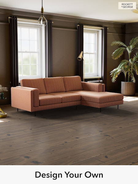 Cut Checkerboard/Rust Orange The Grace By Rockett St George (H64534) | £2,199