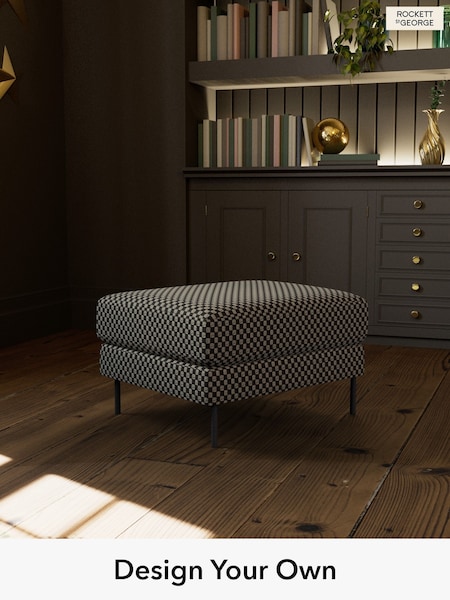 Cut Checkerboard/Soft Black The Grace By Rockett St George (H64535) | £375