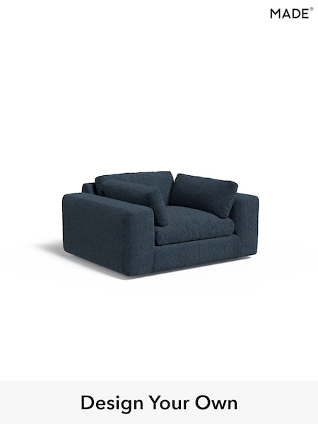 Tonal Boucle/Marl Navy Blue Alec By Made (H64557) | £1,050