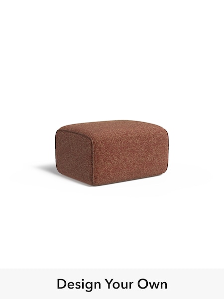 Tonal Boucle/Maroon Red and Light Caramel Avalon By Made (H64559) | £425