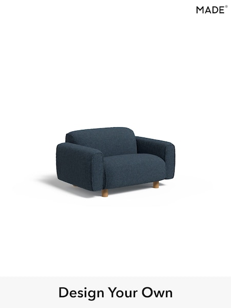 Tonal Boucle/Marl Navy Blue Diego By Made (H64560) | £850