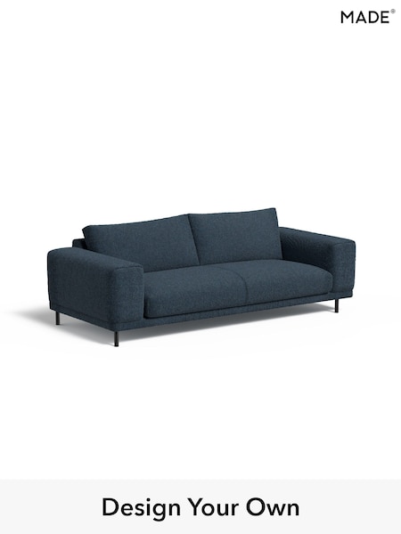 Tonal Boucle/Marl Navy Blue Odin By Made (H64561) | £1,250