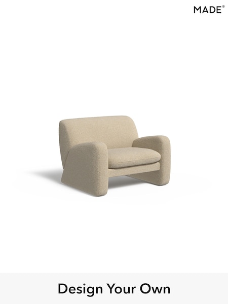 Tonal Boucle/Natural Oatmeal Romana By Made (H64572) | £899