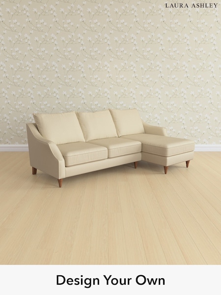 Edwin Herringbone/Natural Beverley By Laura Ashley (H64582) | £2,175