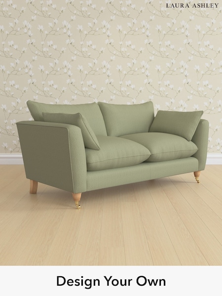Edwin Herringbone/Hedgerow Green Casterton By Laura Ashley (H64587) | £1,325