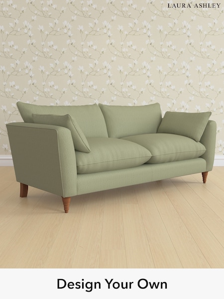 Edwin Herringbone/Hedgerow Green Casterton By Laura Ashley (H64587) | £1,425