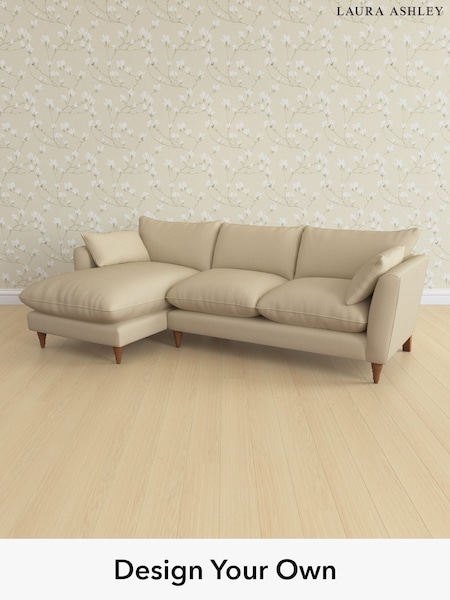 Edwin Herringbone/Natural Casterton By Laura Ashley (H64590) | £2,175