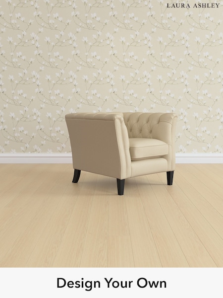 Edwin Herringbone/Natural Chatsworth Button Back By Laura Ashley (H64592) | £1,000