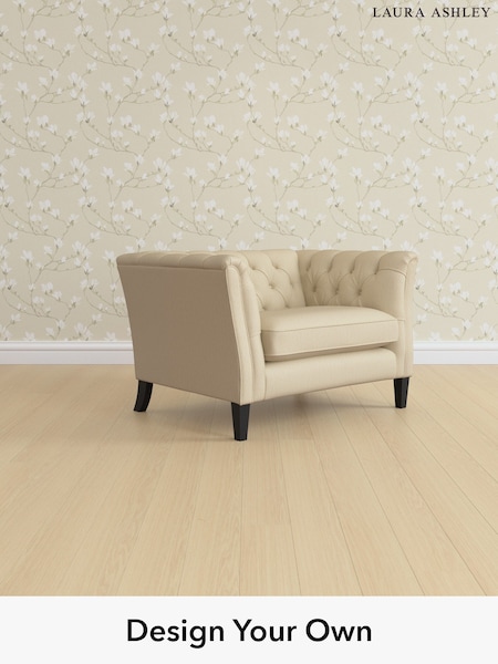 Edwin Herringbone/Natural Chatsworth Button Back By Laura Ashley (H64592) | £1,100
