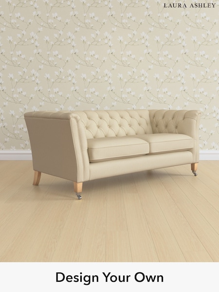 Edwin Herringbone/Natural Chatsworth Button Back By Laura Ashley (H64592) | £1,425