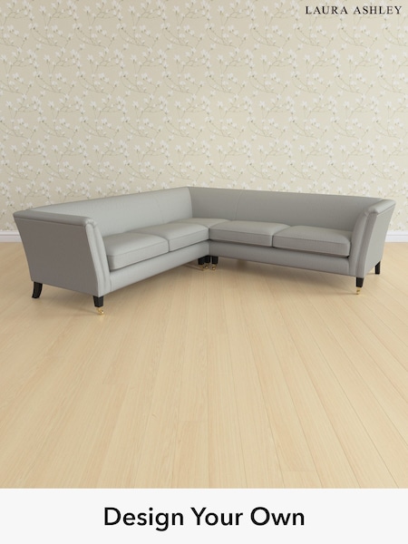 Edwin Herringbone/Pale Steel Grey Chatsworth By Laura Ashley (H64594) | £2,725