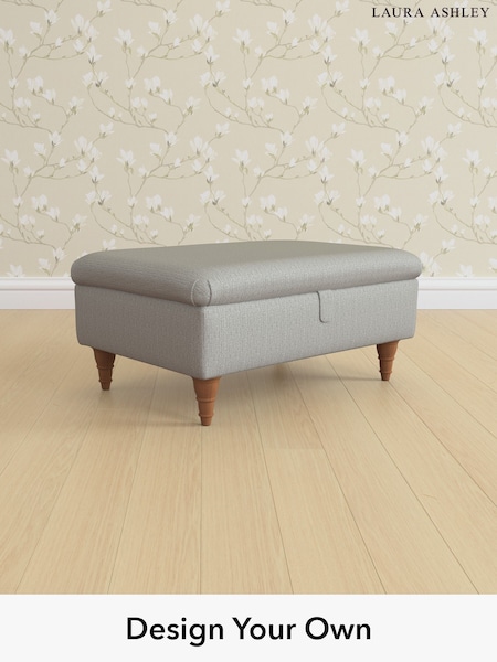 Edwin Herringbone/Pale Steel Grey Beverley By Laura Ashley (H64599) | £525