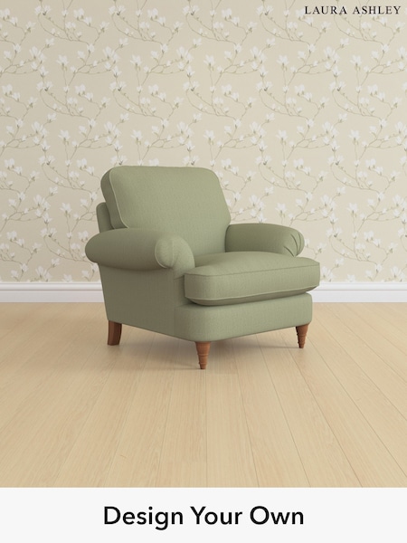 Edwin Herringbone/Hedgerow Green Beaumaris By Laura Ashley (H64602) | £900