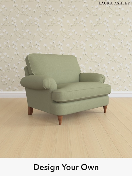 Edwin Herringbone/Hedgerow Green Beaumaris By Laura Ashley (H64602) | £1,050