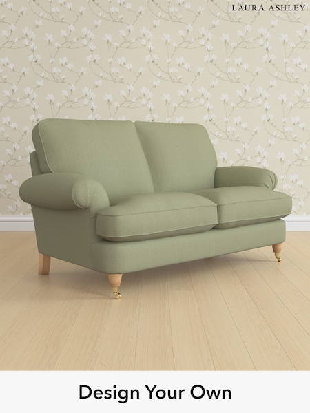Edwin Herringbone/Hedgerow Green Beaumaris By Laura Ashley (H64602) | £1,225