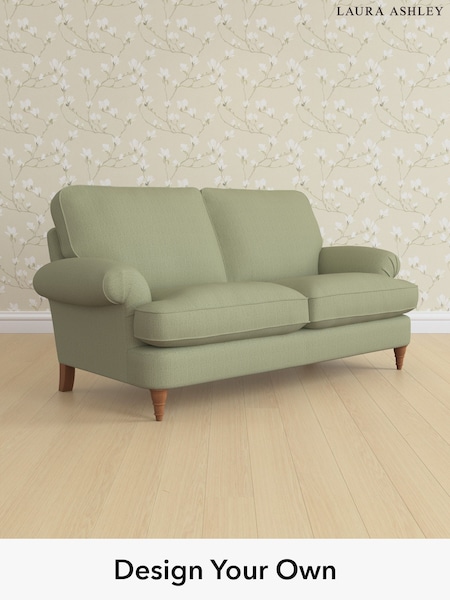 Edwin Herringbone/Hedgerow Green Beaumaris By Laura Ashley (H64602) | £1,325
