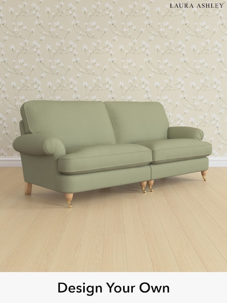 Edwin Herringbone/Hedgerow Green Beaumaris By Laura Ashley (H64602) | £1,525