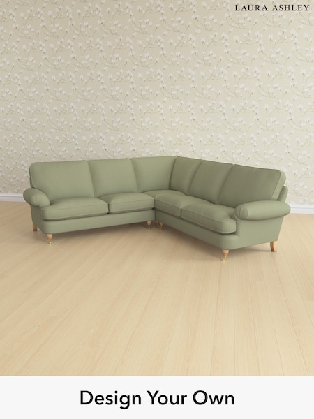 Edwin Herringbone/Hedgerow Green Beaumaris By Laura Ashley (H64602) | £2,800