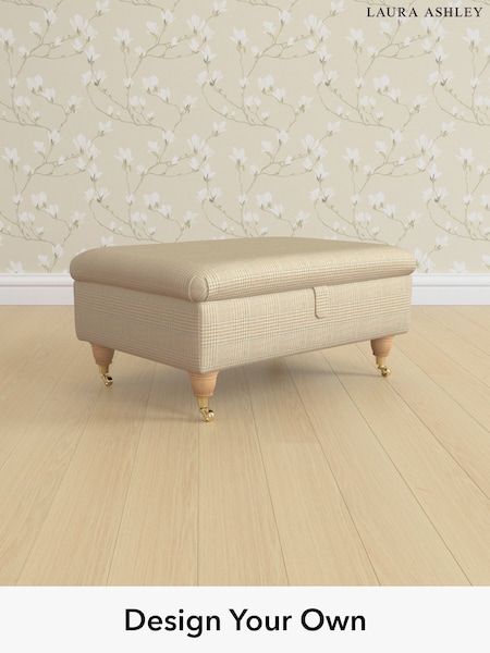 Birchgrove Check/Oatmeal Natural Beverley By Laura Ashley (H64603) | £625
