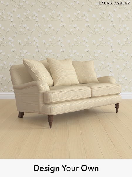 Birchgrove Check/Oatmeal Natural Lynden Scatter Back By Laura Ashley (H64605) | £1,425