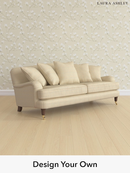 Birchgrove Check/Oatmeal Natural Lynden Scatter Back By Laura Ashley (H64605) | £1,625