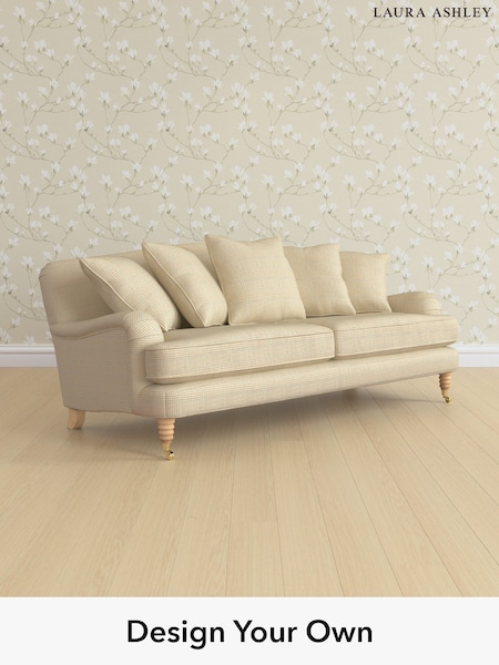 Birchgrove Check/Oatmeal Natural Lynden Scatter Back By Laura Ashley (H64605) | £1,625