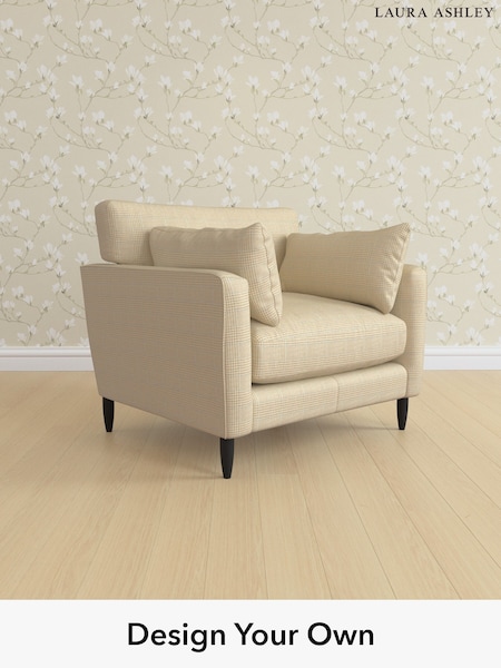 Birchgrove Check/Oatmeal Natural Radcliffe By Laura Ashley (H64606) | £1,225