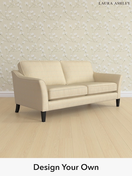 Birchgrove Check/Oatmeal Natural Marford By Laura Ashley (H64607) | £1,425