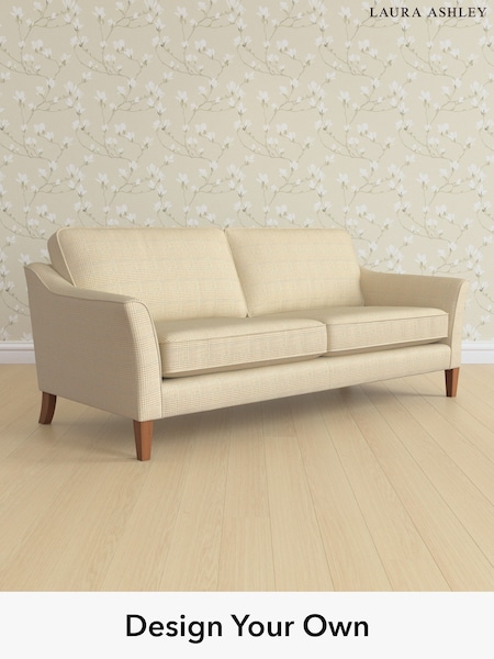 Birchgrove Check/Oatmeal Natural Marford By Laura Ashley (H64607) | £1,525
