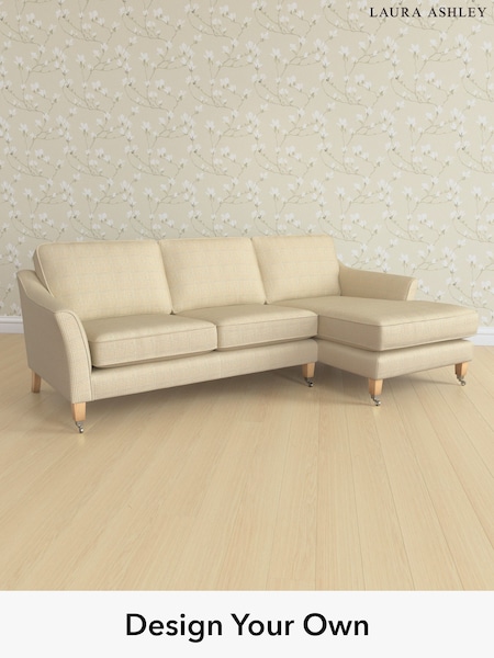 Birchgrove Check/Oatmeal Natural Marford By Laura Ashley (H64607) | £2,250