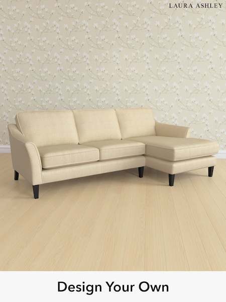 Birchgrove Check/Oatmeal Natural Marford By Laura Ashley (H64607) | £2,250